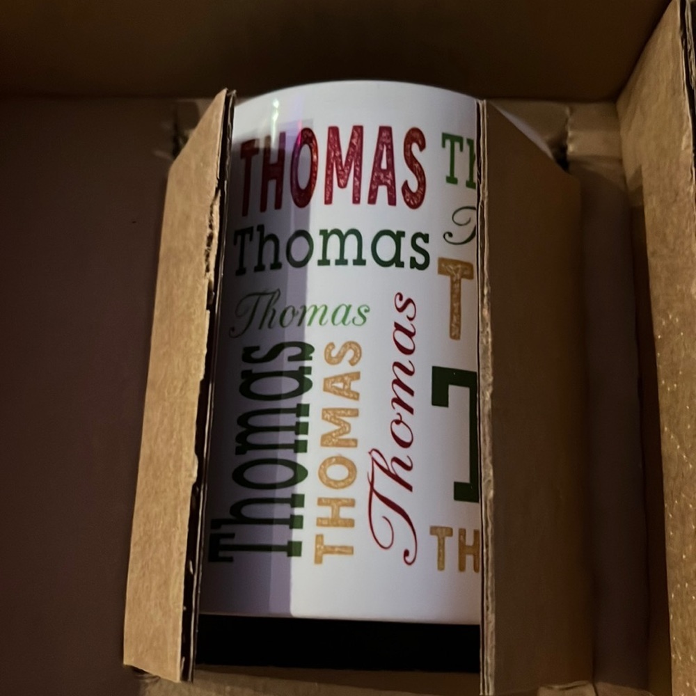 Mug cup drinking cup Thomas name
